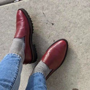 ECCO Red Loafers for Women
